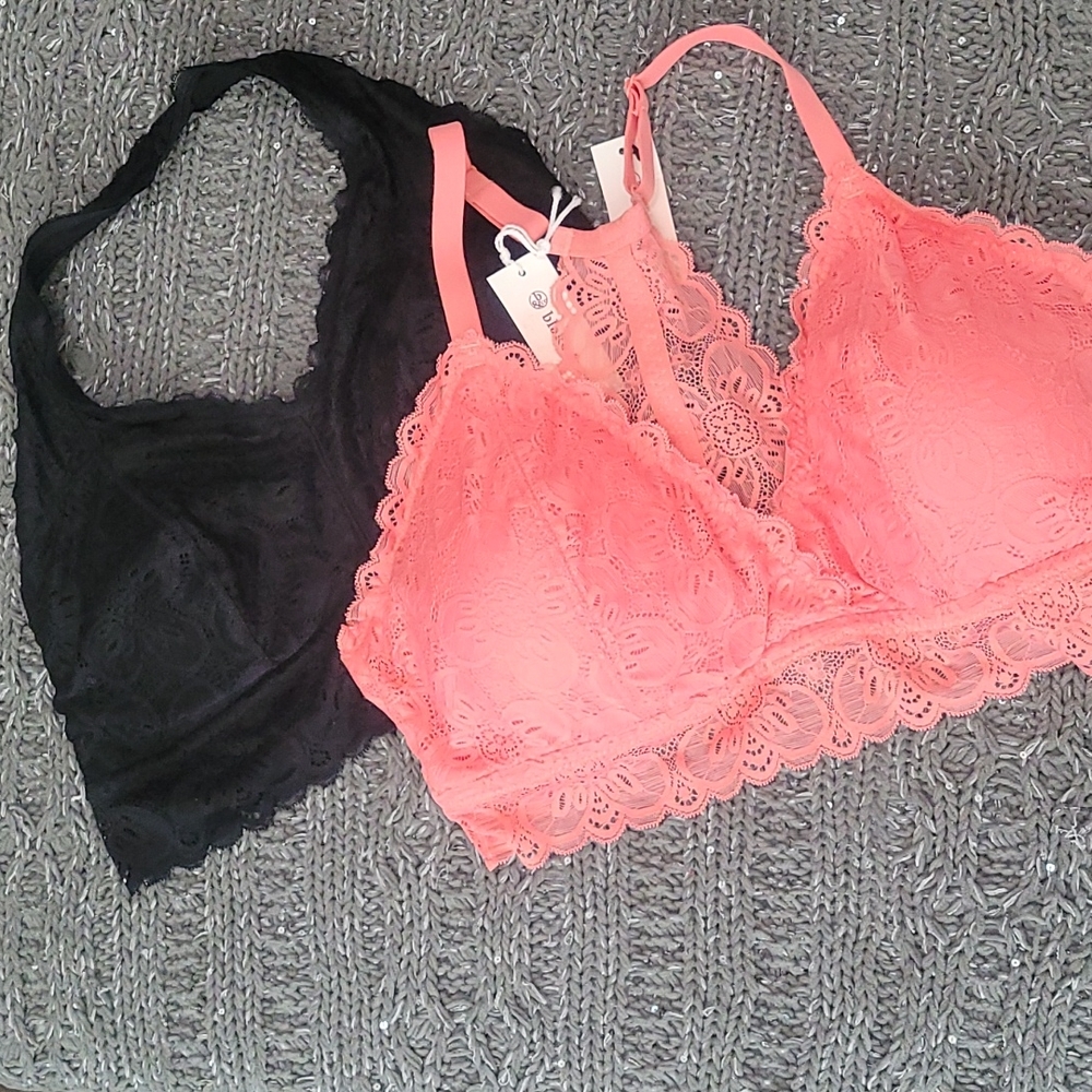 2 Lace Bralette 1X